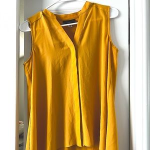 Alfani mustard yellow work tank